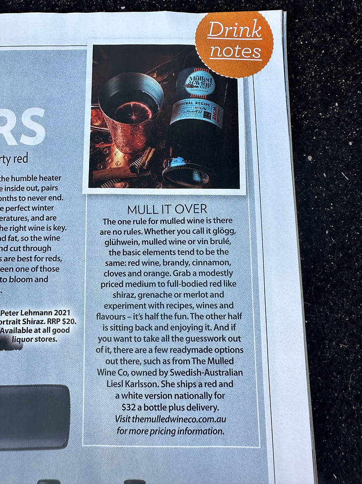 Who magazine's recommentation of The Mulled Wine Co