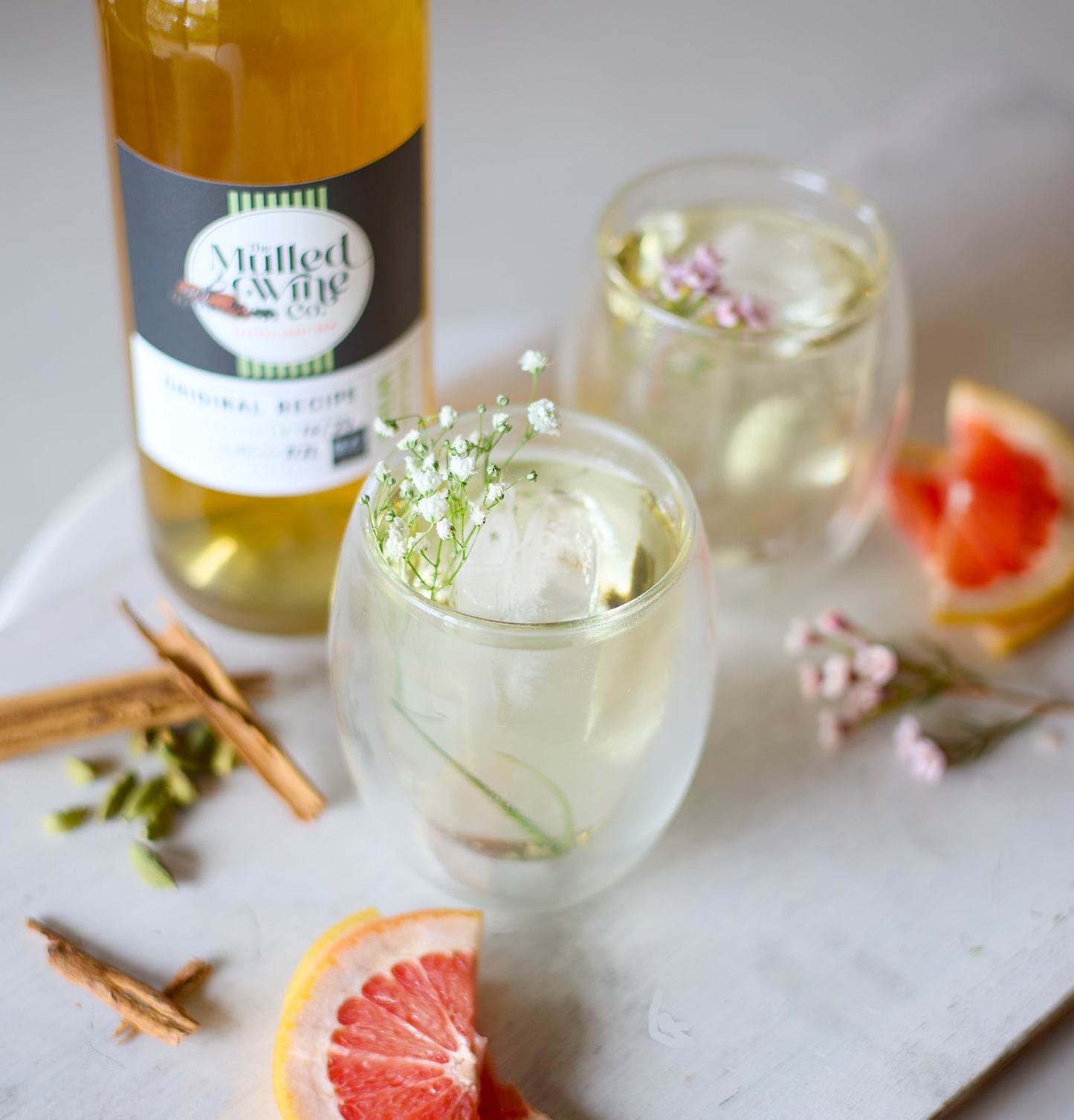 Drinkware and garnish